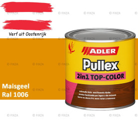 ADLER Pullex 2in1 Top-Color – RAL 1006 Maisgeel – Dekkende Buitenverf & Houtlazuur | Houtbescherming voor Buiten