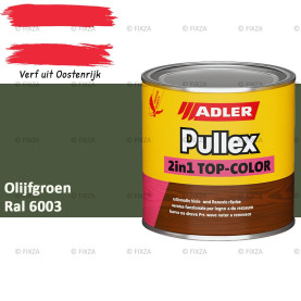 ADLER Pullex 2in1 Top-Color – RAL 6003 Olijfgroen – Dekkende Buitenverf & Houtlazuur | Houtbescherming voor Buiten
