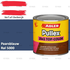 ADLER Pullex 2in1 Top-Color – RAL 5000 Paarsblauw – Dekkende Buitenverf & Houtlazuur | Houtbescherming voor Buiten