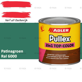 ADLER Pullex 2in1 Top-Color – RAL 6000 Patinagroen – Dekkende Buitenverf & Houtlazuur | Houtbescherming voor Buiten