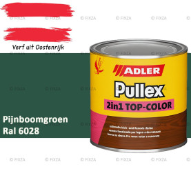 ADLER Pullex 2in1 Top-Color – RAL 6028 Pijnboomgroen – Dekkende Buitenverf & Houtlazuur | Houtbescherming voor Buiten
