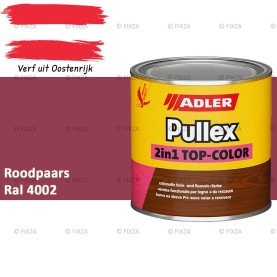 ADLER Pullex 2in1 Top-Color – RAL 4002 Roodpaars – Dekkende Buitenverf & Houtlazuur | Houtbescherming voor Buiten