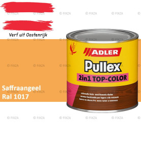 ADLER Pullex 2in1 Top-Color – RAL 1017 Saffraangeel – Dekkende Buitenverf & Houtlazuur | Houtbescherming voor Buiten