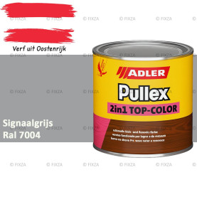 ADLER Pullex 2in1 Top-Color – RAL 7004 Signaalgrijs – Dekkende Buitenverf & Houtlazuur | Houtbescherming voor Buiten