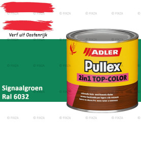 ADLER Pullex 2in1 Top-Color – RAL 6032 Signaalgroen – Dekkende Buitenverf & Houtlazuur | Houtbescherming voor Buiten
