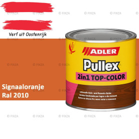 ADLER Pullex 2in1 Top-Color – RAL 2010 Signaaloranje – Dekkende Buitenverf & Houtlazuur | Houtbescherming voor Buiten
