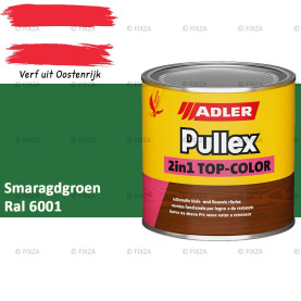 ADLER Pullex 2in1 Top-Color – RAL 6001 Smaragdgroen – Dekkende Buitenverf & Houtlazuur | Houtbescherming voor Buiten