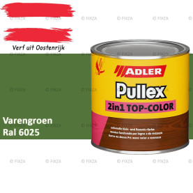 ADLER Pullex 2in1 Top-Color – RAL 6025 Varengroen – Dekkende Buitenverf & Houtlazuur | Houtbescherming voor Buiten
