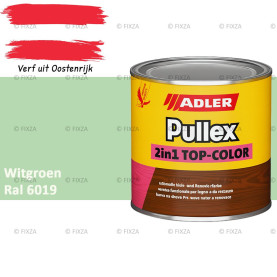 ADLER Pullex 2in1 Top-Color – RAL 6019 Witgroen – Dekkende Buitenverf & Houtlazuur | Houtbescherming voor Buiten