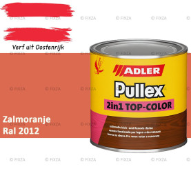 ADLER Pullex 2in1 Top-Color – RAL 2012 Zalmoranje – Dekkende Buitenverf & Houtlazuur | Houtbescherming voor Buiten