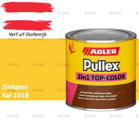 ADLER Pullex 2in1 Top-Color – RAL 1018 Zinkgeel – Dekkende Buitenverf & Houtlazuur | Houtbescherming voor Buiten