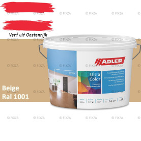 ADLER Aviva Ultra-Color SD – Beige – Premium watergedragen muurverf met Smart-Dry Technology | Strepenvrij, hoge dekking, matte binnenverf voor wanden & plafonds