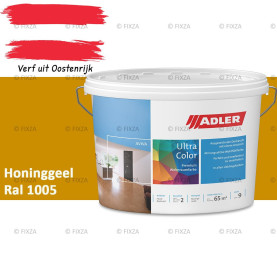 ADLER Aviva Ultra-Color SD – Honinggeel – Premium watergedragen muurverf met Smart-Dry Technology | Strepenvrij, hoge dekking, matte binnenverf voor wanden & plafonds