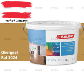 ADLER Aviva Ultra-Color SD – Okergeel – Premium watergedragen muurverf met Smart-Dry Technology | Strepenvrij, hoge dekking, matte binnenverf voor wanden & plafonds