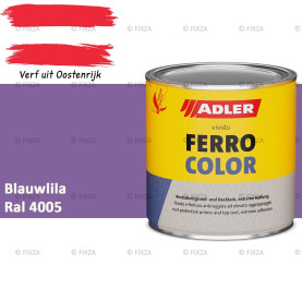 ADLER Ferrocolor 3-in-1 Roestwerend – Metaallak voor IJzer, Staal, Zink & Aluminium | Roestwerende Grond- & Deklaag voor Binnen & Buiten – Blauwlila RAL 4005