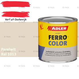 ADLER Ferrocolor 3-in-1 Roestwerend – Metaallak voor IJzer, Staal, Zink & Aluminium | Roestwerende Grond- & Deklaag voor Binnen & Buiten – Parelwit RAL 1013