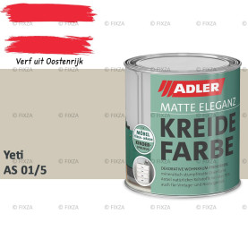 ADLER Vivido Krijtverf – Yeti – Matte duurzame verf voor hout, meubels, deuren, metaal & kunststof