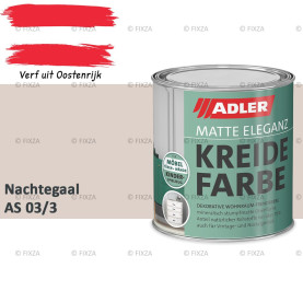 ADLER Vivido Krijtverf – Nachtegaal – Matte duurzame verf voor hout, meubels, deuren, metaal & kunststof