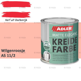 ADLER Vivido Krijtverf – Wilgenroosje – Matte duurzame verf voor hout, meubels, deuren, metaal & kunststof