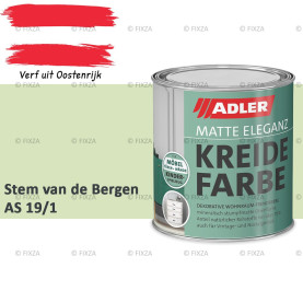 ADLER Vivido Krijtverf – Stem van de Bergen – Matte duurzame verf voor hout, meubels, deuren, metaal & kunststof