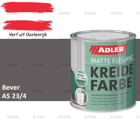 ADLER Vivido Krijtverf – Bever – Matte duurzame verf voor hout, meubels, deuren, metaal & kunststof