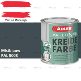 ADLER Vivido Krijtverf – Mistblauw – Matte duurzame verf voor hout, meubels, deuren, metaal & kunststof