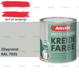 ADLER Vivido Krijtverf – Zilvermist – Matte duurzame verf voor hout, meubels, deuren, metaal & kunststof