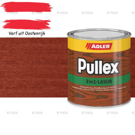 ADLER Pullex 3in1 lazuur – kleur Rote Grütze – Houtbeits met Drievoudige Werking voor Gevel, Schutting en Tuinhout – Grondlaag, Bescherming en Afwerking in Één