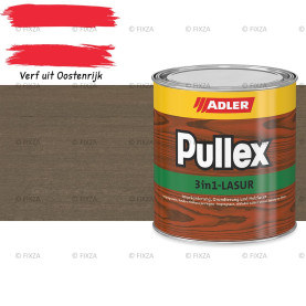 ADLER Pullex 3in1 lazuur – kleur Grizzly – Houtbeits met Drievoudige Werking voor Gevel, Schutting en Tuinhout – Grondlaag, Bescherming en Afwerking in Één