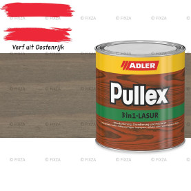 ADLER Pullex 3in1 lazuur – kleur Silberrücken – Houtbeits met Drievoudige Werking voor Gevel, Schutting en Tuinhout – Grondlaag, Bescherming en Afwerking in Één