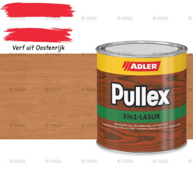 ADLER Pullex 3in1 lazuur – kleur Wüstenfuchs – Houtbeits met Drievoudige Werking voor Gevel, Schutting en Tuinhout – Grondlaag, Bescherming en Afwerking in Één