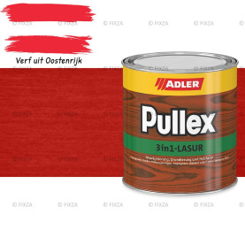 ADLER Pullex 3in1 lazuur – kleur Ara – Houtbeits met Drievoudige Werking voor Gevel, Schutting en Tuinhout – Grondlaag, Bescherming en Afwerking in Één