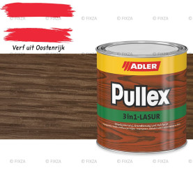 ADLER Pullex 3in1 lazuur – kleur Katalonien – Houtbeits met Drievoudige Werking voor Gevel, Schutting en Tuinhout – Grondlaag, Bescherming en Afwerking in Één