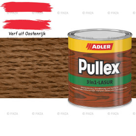 ADLER Pullex 3in1 lazuur – kleur Nasi Goreng – Houtbeits met Drievoudige Werking voor Gevel, Schutting en Tuinhout – Grondlaag, Bescherming en Afwerking in Één