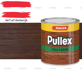 ADLER Pullex 3in1 lazuur – kleur Shitake – Houtbeits met Drievoudige Werking voor Gevel, Schutting en Tuinhout – Grondlaag, Bescherming en Afwerking in Één