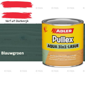 ADLER Pullex Aqua 3in1 Lazuur kleur Blauwgroen – Beits voor Schuttingen, Gevelbekleding & Tuinhout (Transparant)