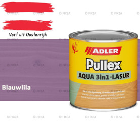 ADLER Pullex Aqua 3in1 Lazuur kleur Blauwlila – Beits voor Schuttingen, Gevelbekleding & Tuinhout (Transparant)