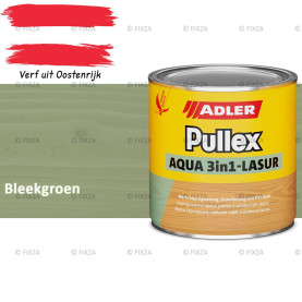 ADLER Pullex Aqua 3in1 Lazuur kleur Bleekgroen – Beits voor Schuttingen, Gevelbekleding & Tuinhout (Transparant)