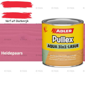 ADLER Pullex Aqua 3in1 Lazuur kleur Heidepaars – Beits voor Schuttingen, Gevelbekleding & Tuinhout (Transparant)