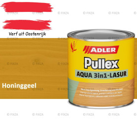 ADLER Pullex Aqua 3in1 Lazuur kleur Honinggeel – Beits voor Schuttingen, Gevelbekleding & Tuinhout (Transparant)