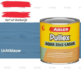 ADLER Pullex Aqua 3in1 Lazuur kleur Lichtblauw – Beits voor Schuttingen, Gevelbekleding & Tuinhout (Transparant)