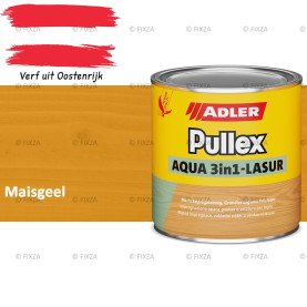 ADLER Pullex Aqua 3in1 Lazuur kleur Maisgeel – Beits voor Schuttingen, Gevelbekleding & Tuinhout (Transparant)