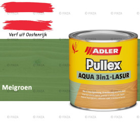 ADLER Pullex Aqua 3in1 Lazuur kleur Meigroen – Beits voor Schuttingen, Gevelbekleding & Tuinhout (Transparant)