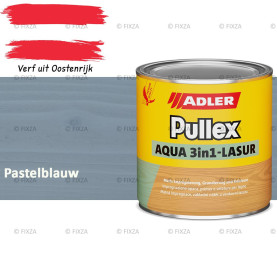 ADLER Pullex Aqua 3in1 Lazuur kleur Pastelblauw – Beits voor Schuttingen, Gevelbekleding & Tuinhout (Transparant)