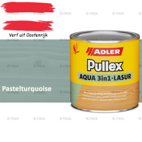 ADLER Pullex Aqua 3in1 Lazuur kleur Pastelturquoise – Beits voor Schuttingen, Gevelbekleding & Tuinhout (Transparant)