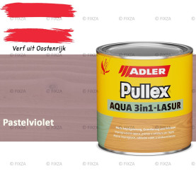 ADLER Pullex Aqua 3in1 Lazuur kleur Pastelviolet – Beits voor Schuttingen, Gevelbekleding & Tuinhout (Transparant)