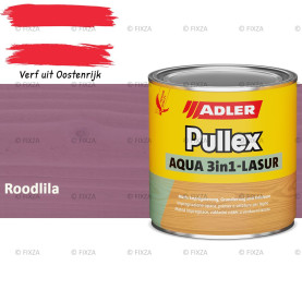 ADLER Pullex Aqua 3in1 Lazuur kleur Roodlila – Beits voor Schuttingen, Gevelbekleding & Tuinhout (Transparant)