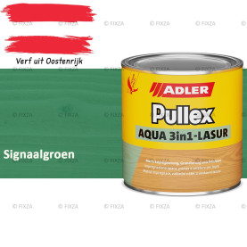 ADLER Pullex Aqua 3in1 Lazuur kleur Signaalgroen – Beits voor Schuttingen, Gevelbekleding & Tuinhout (Transparant)