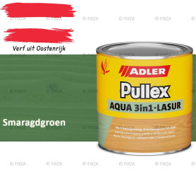 ADLER Pullex Aqua 3in1 Lazuur kleur Smaragdgroen – Beits voor Schuttingen, Gevelbekleding & Tuinhout (Transparant)