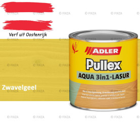 ADLER Pullex Aqua 3in1 Lazuur kleur Zwavelgeel – Beits voor Schuttingen, Gevelbekleding & Tuinhout (Transparant)
